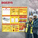 Visual lockout/tagout management board