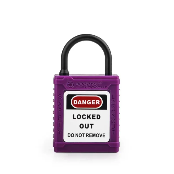 Safety lockout padlock with Insulated shackles - Image 2