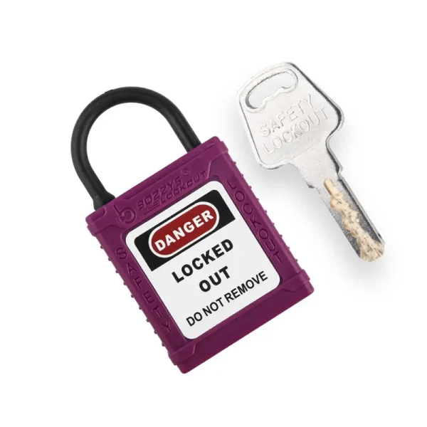 Safety lockout padlock with Insulated shackles - Image 4