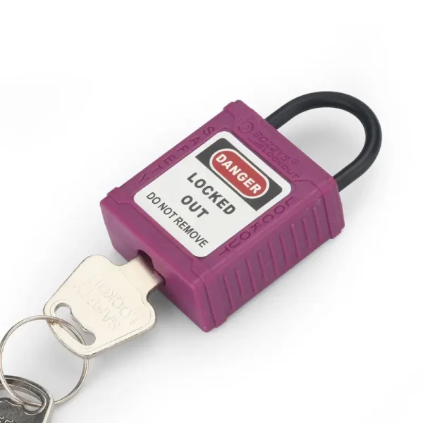 Safety lockout padlock with Insulated shackles - Image 5