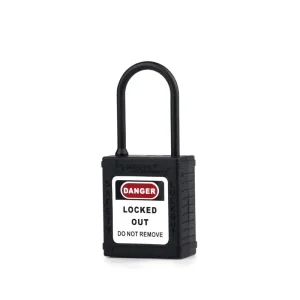 Plastic safety padlocks