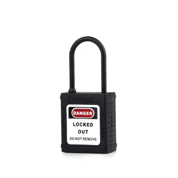 Plastic safety padlocks
