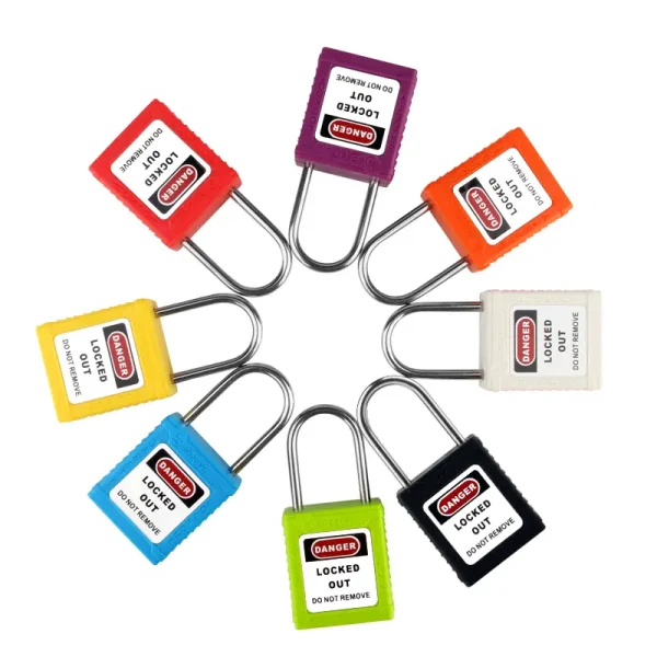 4*38MM stainless steel Shackle safety lockout-tagout padlocks - Image 6