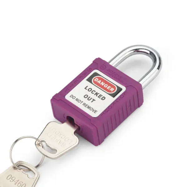Safety padlock with Master Key and steel shackle for Industrial lockout-tagout - Image 3