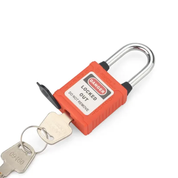 orange dust-proof safety padlocks - Image 3