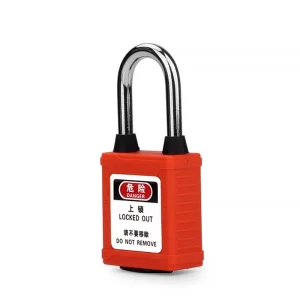 orange dust-proof safety padlocks