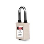 white dust-proof lockout padlocks