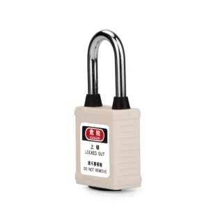 white dust-proof lockout padlocks