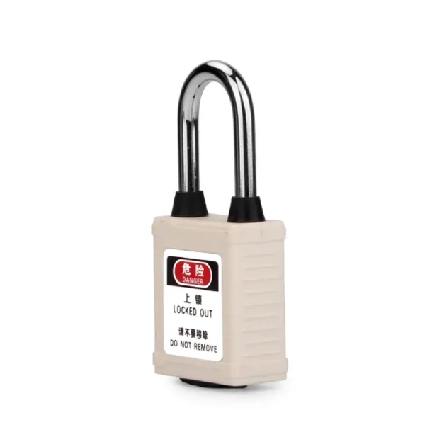 white dust-proof lockout padlocks