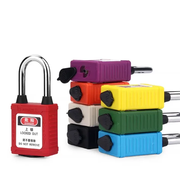 black dust-proof lockout padlocks - Image 4