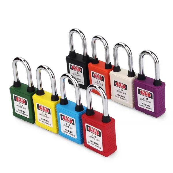 black dust-proof lockout padlocks - Image 5