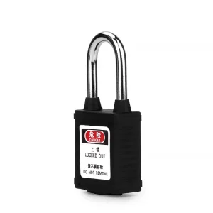 black dust-proof lockout padlocks