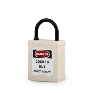 Non-conductive Nylon safety padlocks