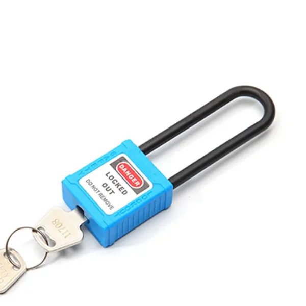 blue Nylon Safety Lockout Padlocks - Image 3
