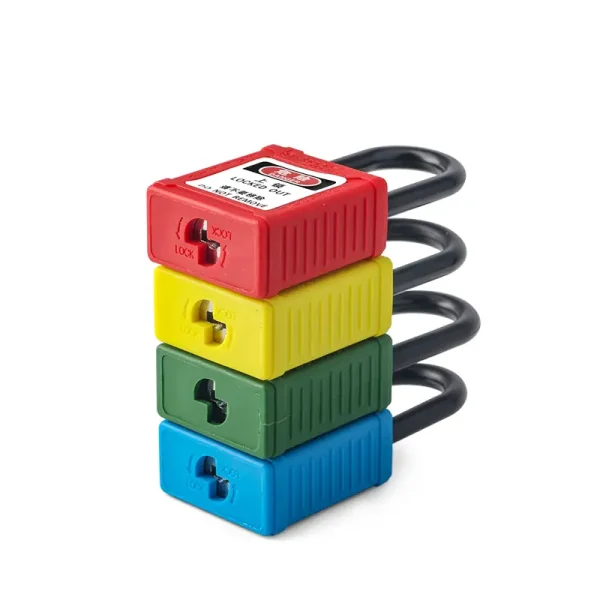 White non-conductive lockout Padlocks - Image 4