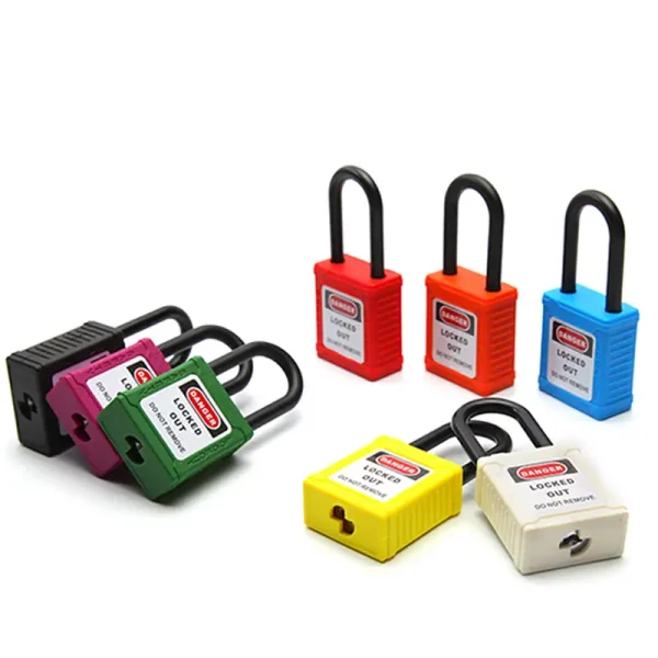 White non-conductive lockout Padlocks - Image 6