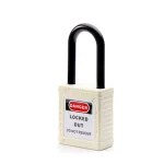 White non-conductive lockout Padlocks
