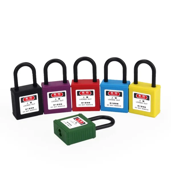 Nylon safety padlocks with keyed alike - Image 4