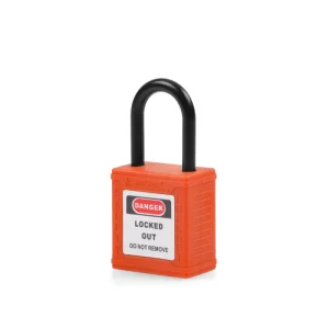 Nylon safety padlocks with keyed alike