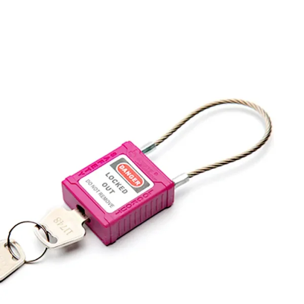 Compact Cable industrial Padlocks with Master Key - Image 3