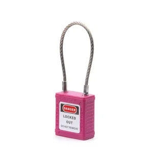 Compact Cable industrial Padlocks with Master Key