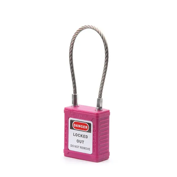 Compact Cable industrial Padlocks with Master Key