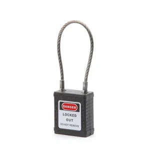 Compact Cable Padlocks keyed alike