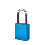 Aluminum Lockout Padlock-Blue,38mm steel shackle