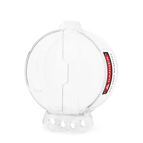 Transparent Butterfly Handle Ball Valve Lockout - Image 2