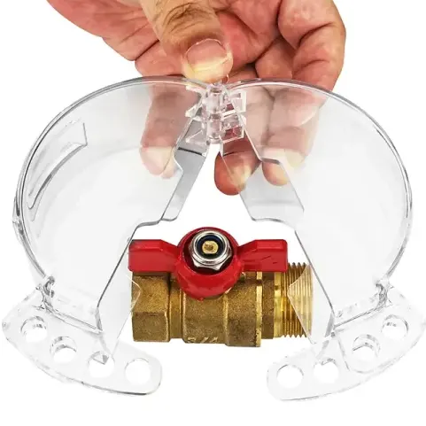 Transparent Butterfly Handle Ball Valve Lockout - Image 5