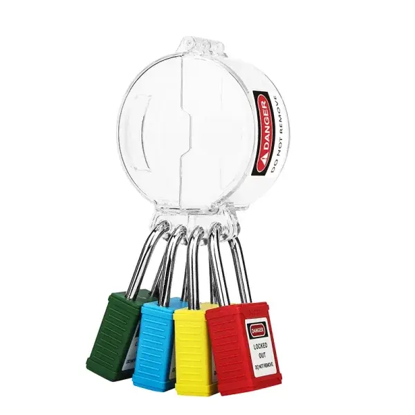 Transparent Butterfly Handle Ball Valve Lockout - Image 6