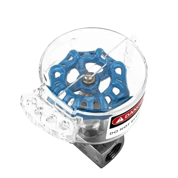 Transparent Butterfly Handle Ball Valve Lockout - Image 8
