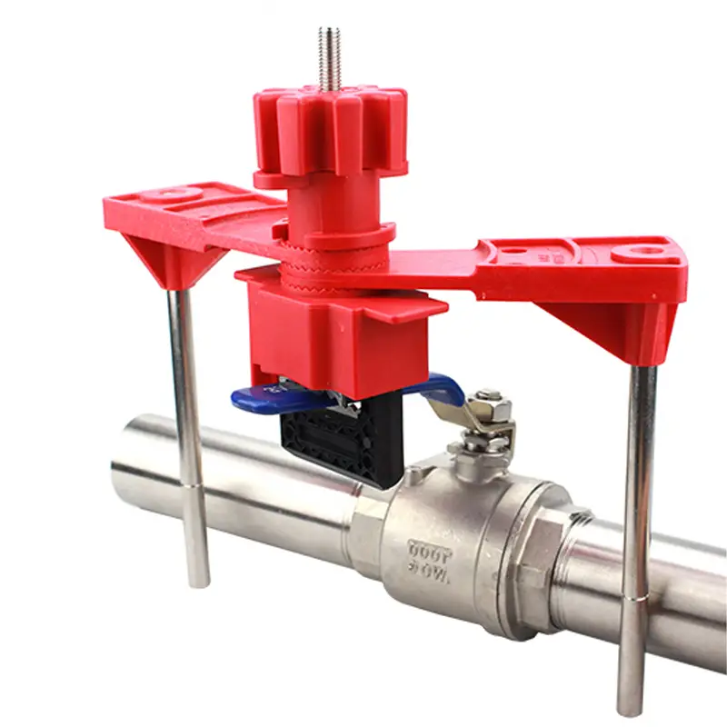 Universal Ball Valve Lockout With Double Arms