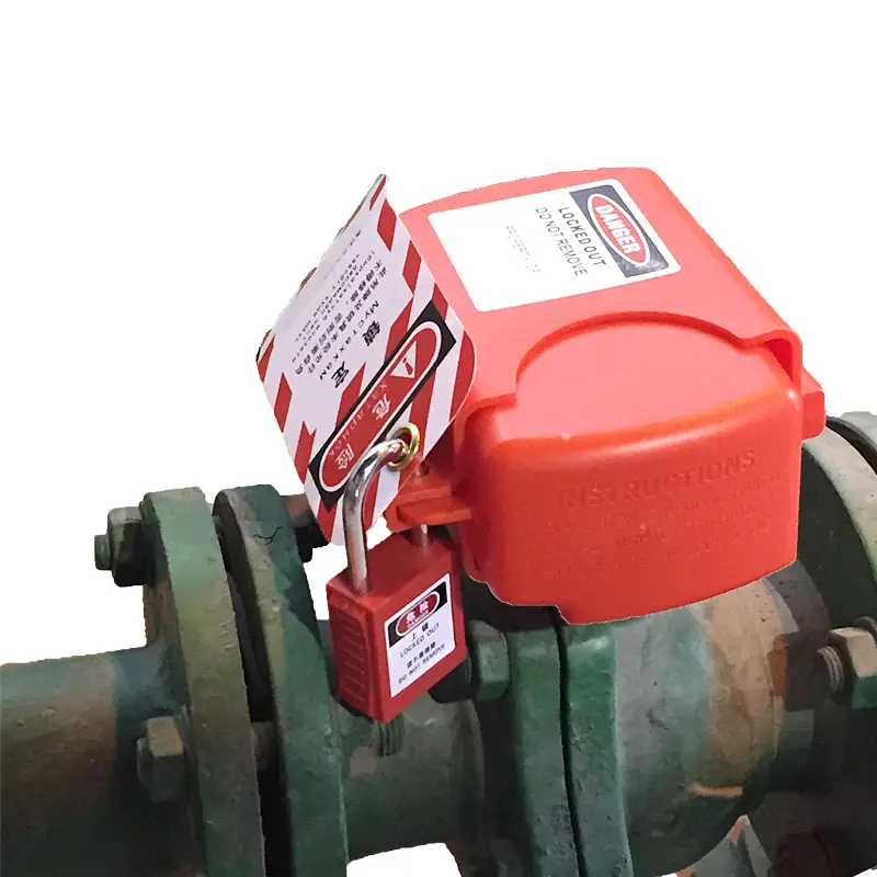 Adjustable Flanged Ball Valve Lockout
