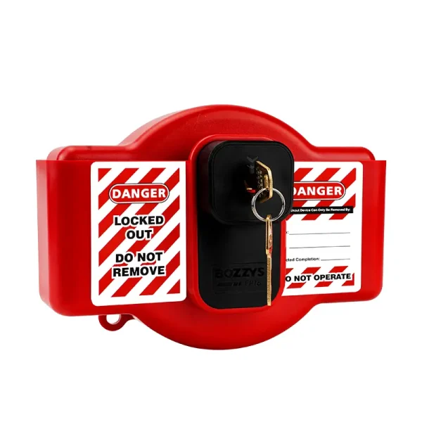 Adjustable Gate Valve Lockouts With brass locking cylinder - Image 5