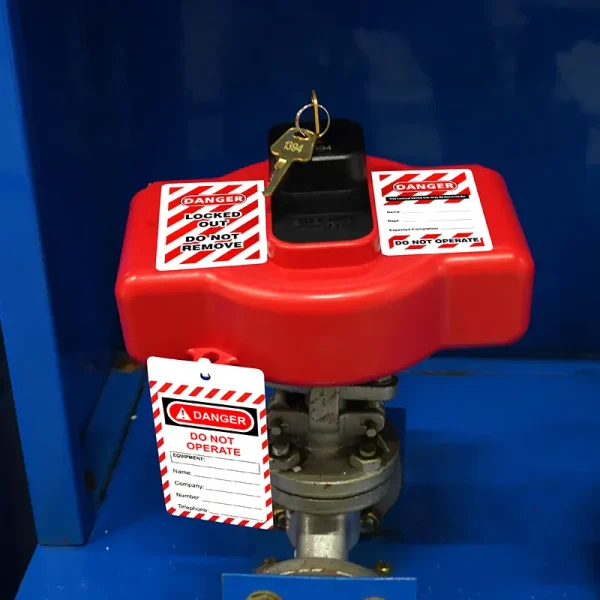 Adjustable Gate Valve Lockouts With brass locking cylinder - Image 6