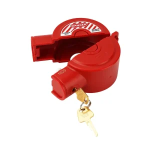 Gate Valve Lockout With brass lock cylinder