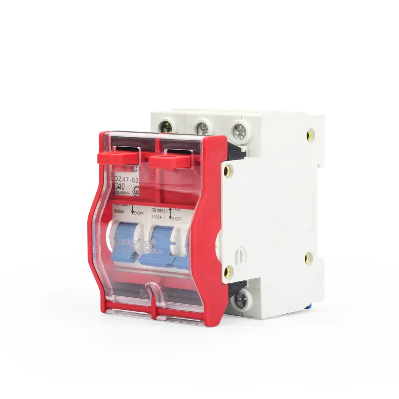 two-pole Miniature circuit breaker lockout