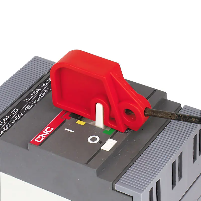 Miniature circuit breaker lockout