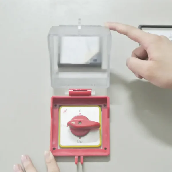 Button and rotary switch lockout cover - Image 7