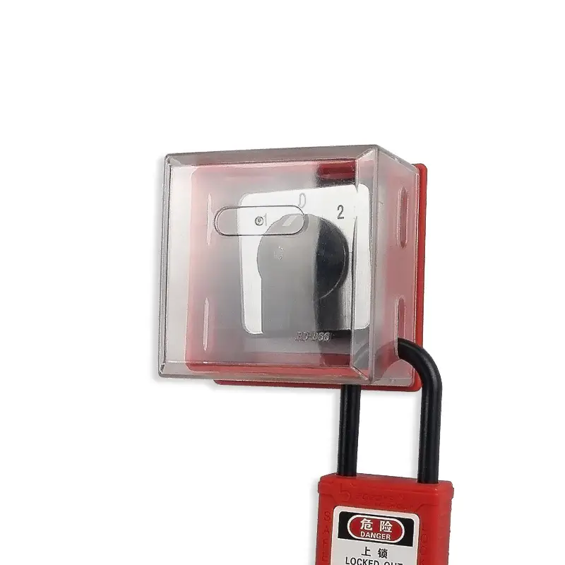 push button lockout cover