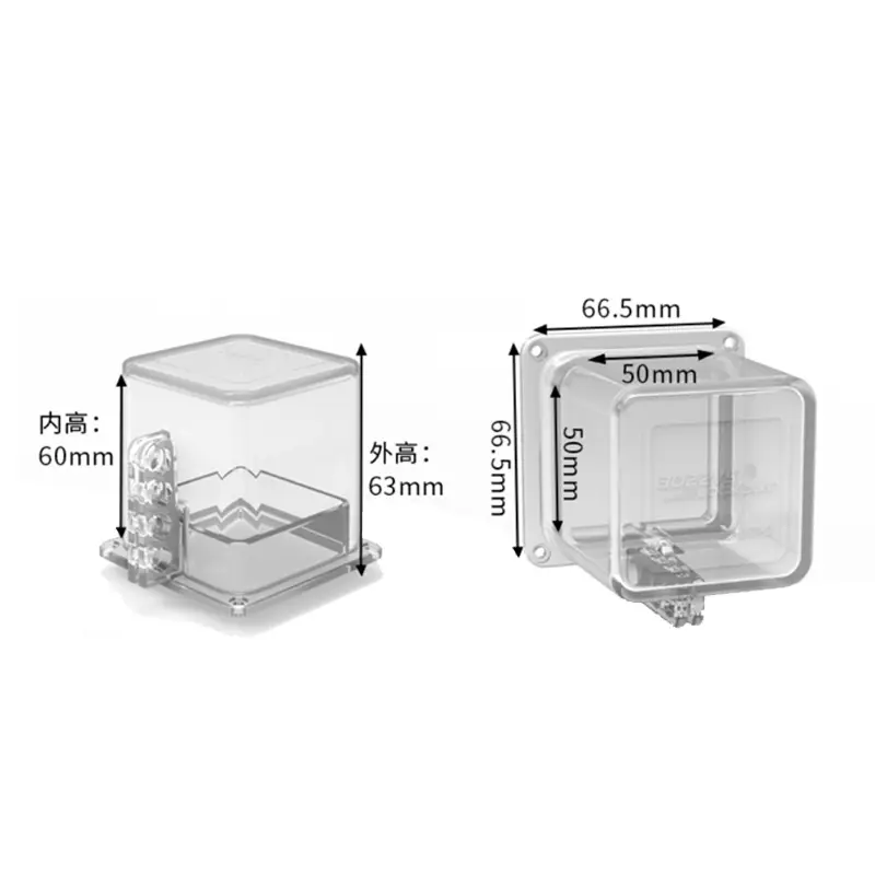 Transparent Push Button Cover