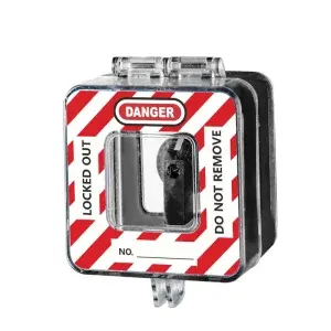 Button and rotary switch lockout cover