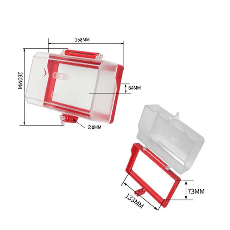 push button lockout cover