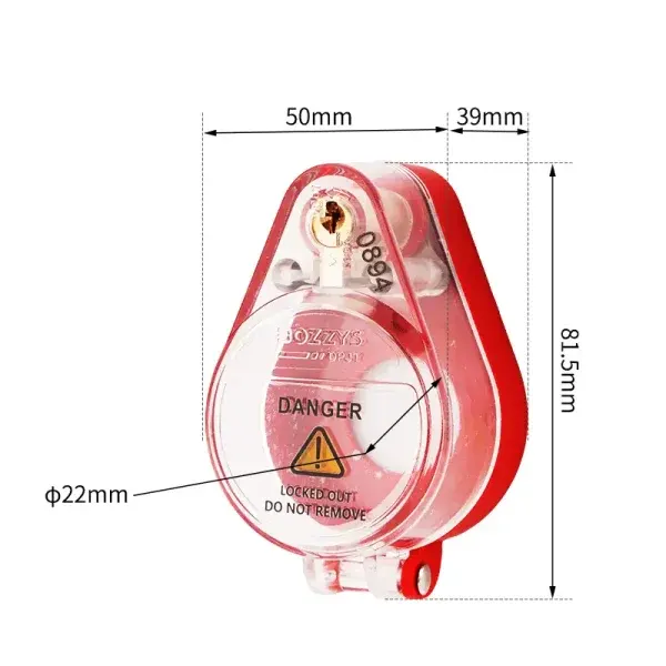 Self-locking emergency stop lockout - Image 2