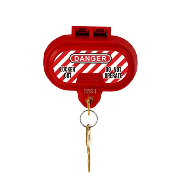 Self-locking Electrical plug lockout box