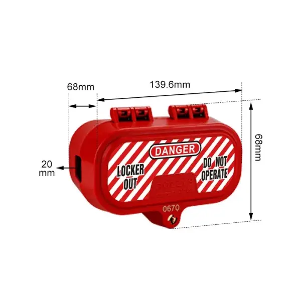 Self-locking Electrical Plug lockout device - Image 2