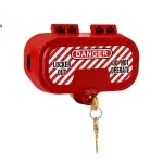 Self-locking Electrical Plug lockout device