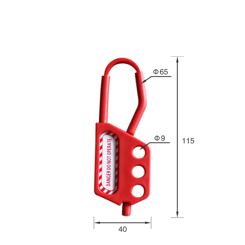 Non-conductive Nylon Lockout Hasp