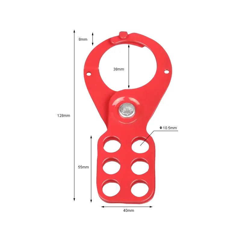 Multi-Lockout steel hasp